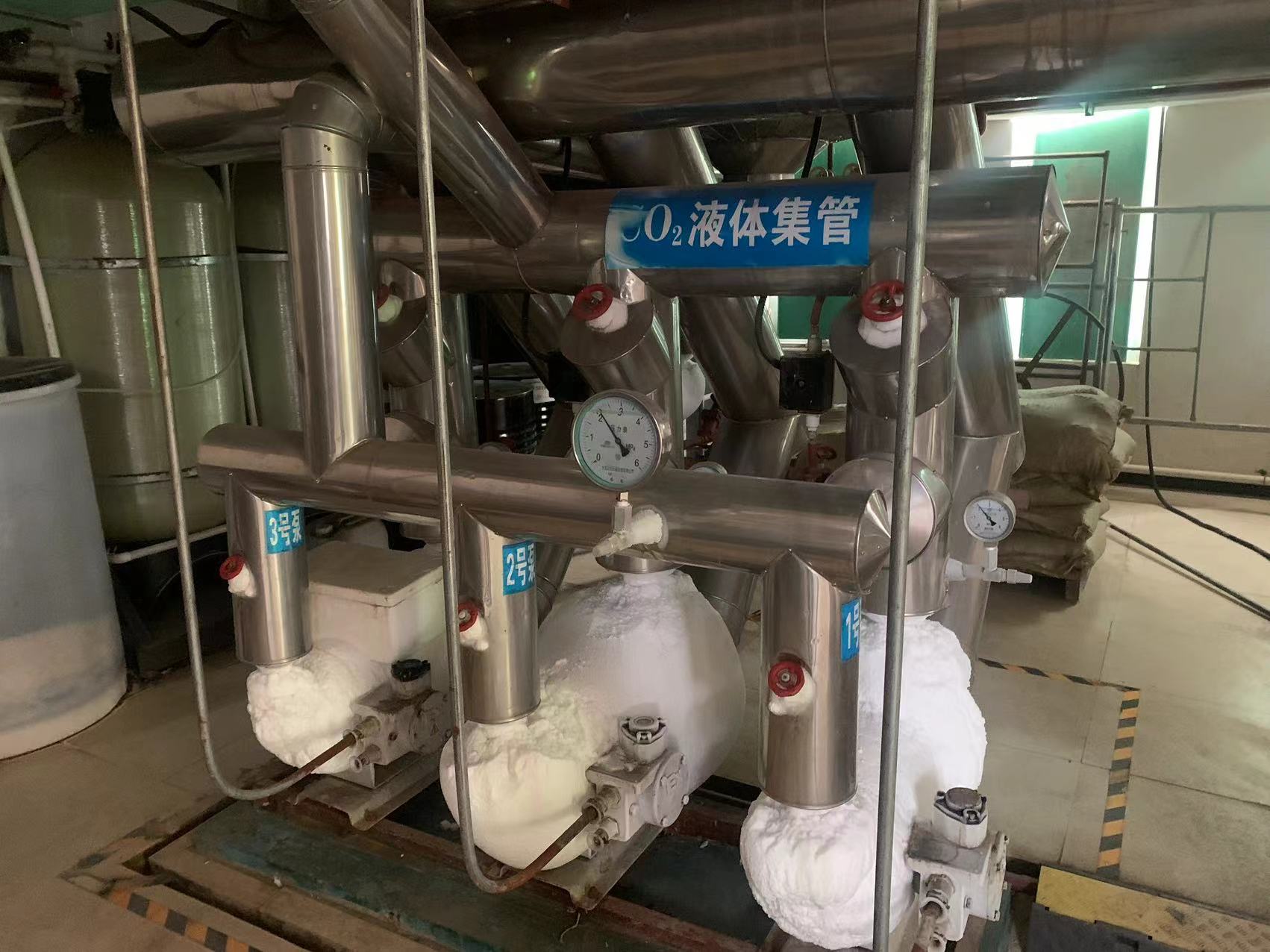 紅宇濮陽(yáng)萬(wàn)邦CO2氨復(fù)疊冷庫(kù)機(jī)房制冷系統(tǒng)（三）